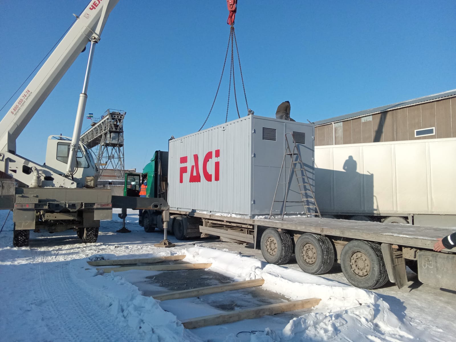 Блочно-модульная котельная на полуприцепе