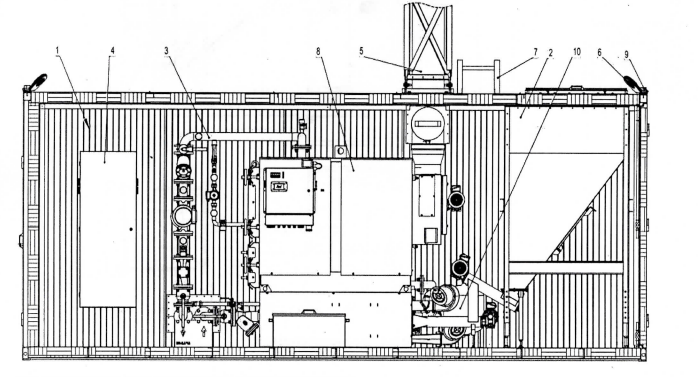 Схема блочно-модульной котельной